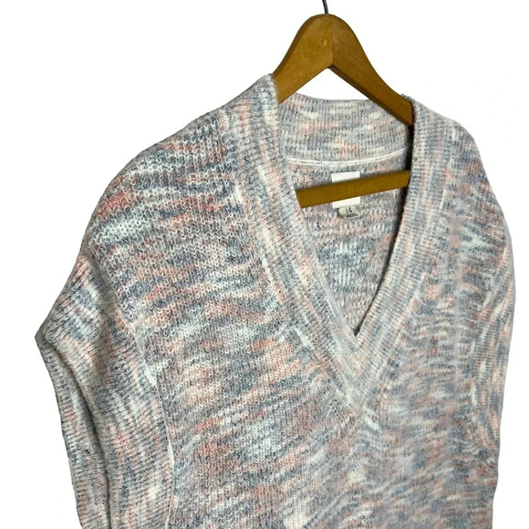 BDG Urban Outfitters Aden V Neck Knit Multicolor Sweater Vest Sleeveless Popover - Picture 4 of 8